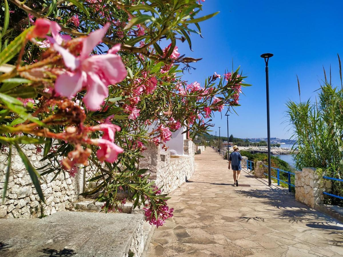 Вилла Marina Di Andrano - Alisso, Casa Vista Mare Con Parcheggio Privato E Wifi Экстерьер фото